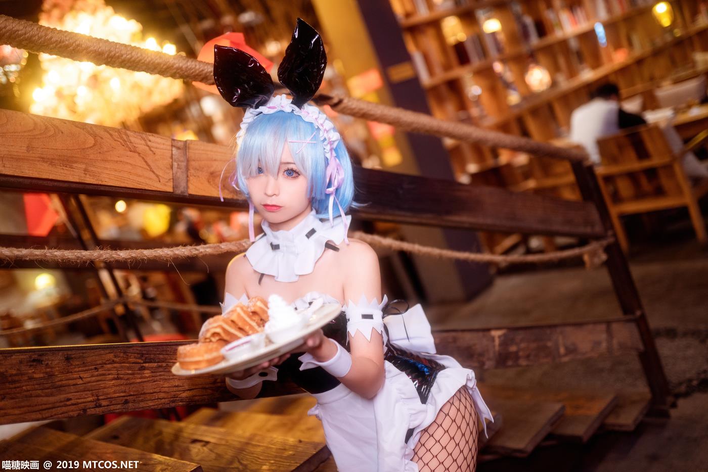 图片[10]-[喵糖映画]SPL.002 雷姆兔女郎 蠢沫沫[41P] – 速更版-美库