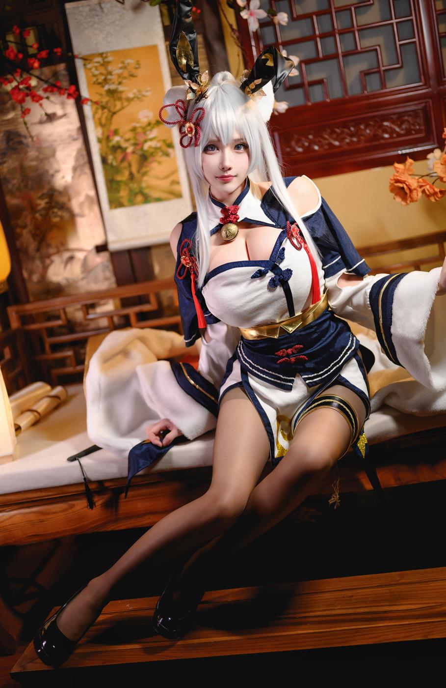 图片[12]-凛子酱 – 旗袍兔兔[20P] – 速更版-美库