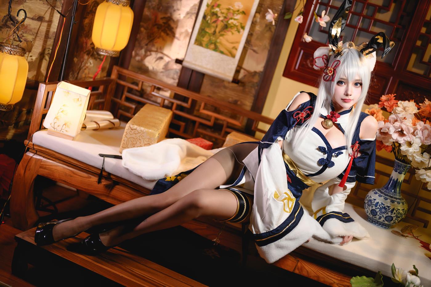 图片[13]-凛子酱 – 旗袍兔兔[20P] – 速更版-美库