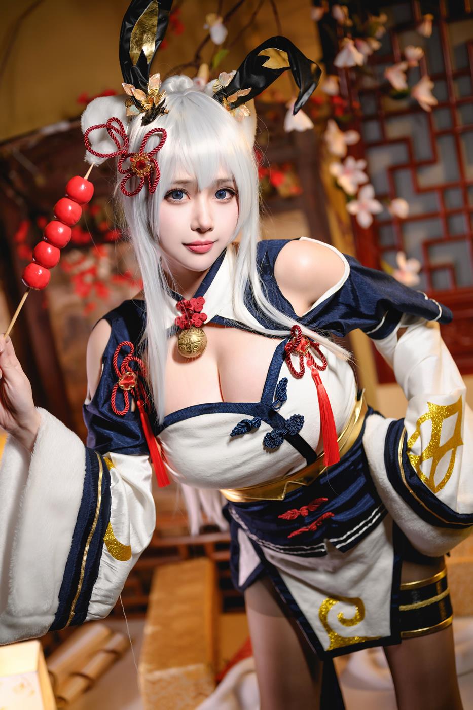 图片[17]-凛子酱 – 旗袍兔兔[20P] – 速更版-美库