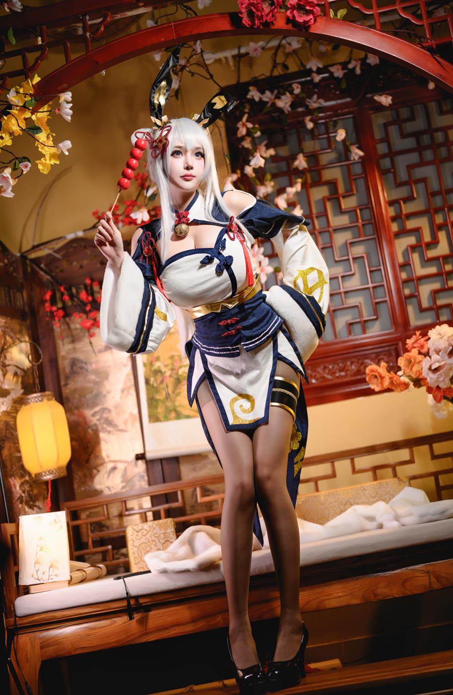 图片[18]-凛子酱 – 旗袍兔兔[20P] – 速更版-美库