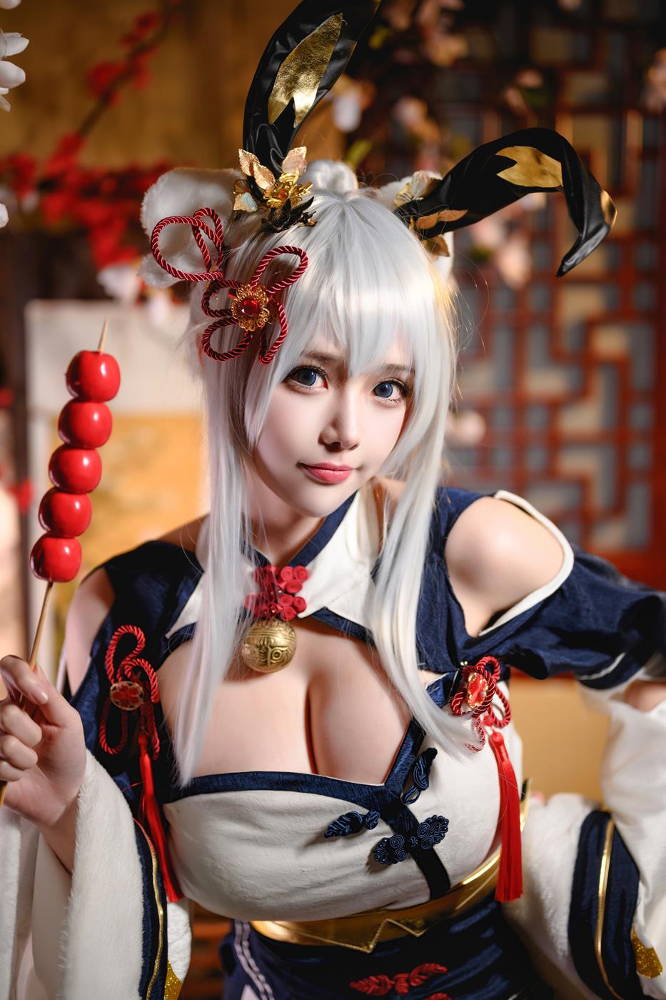 图片[19]-凛子酱 – 旗袍兔兔[20P] – 速更版-美库