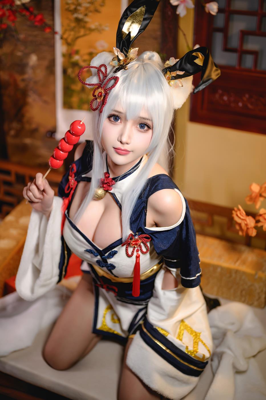 图片[21]-凛子酱 – 旗袍兔兔[20P] – 速更版-美库