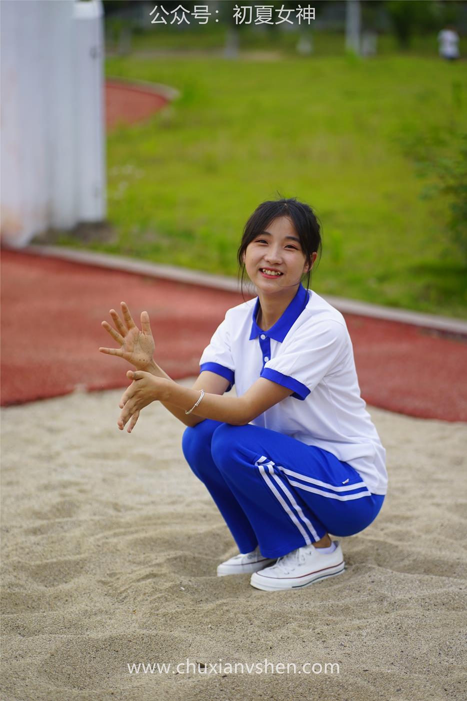图片[10]-初夏女神 NO.037 点点 跳远运动[171P] – 速更版-美库