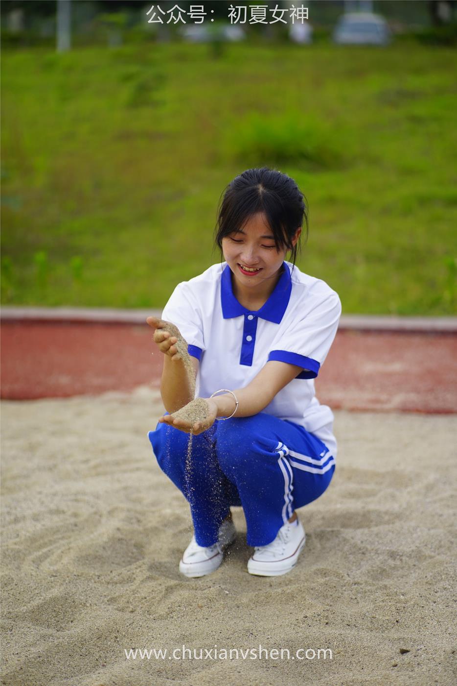 图片[13]-初夏女神 NO.037 点点 跳远运动[171P] – 速更版-美库