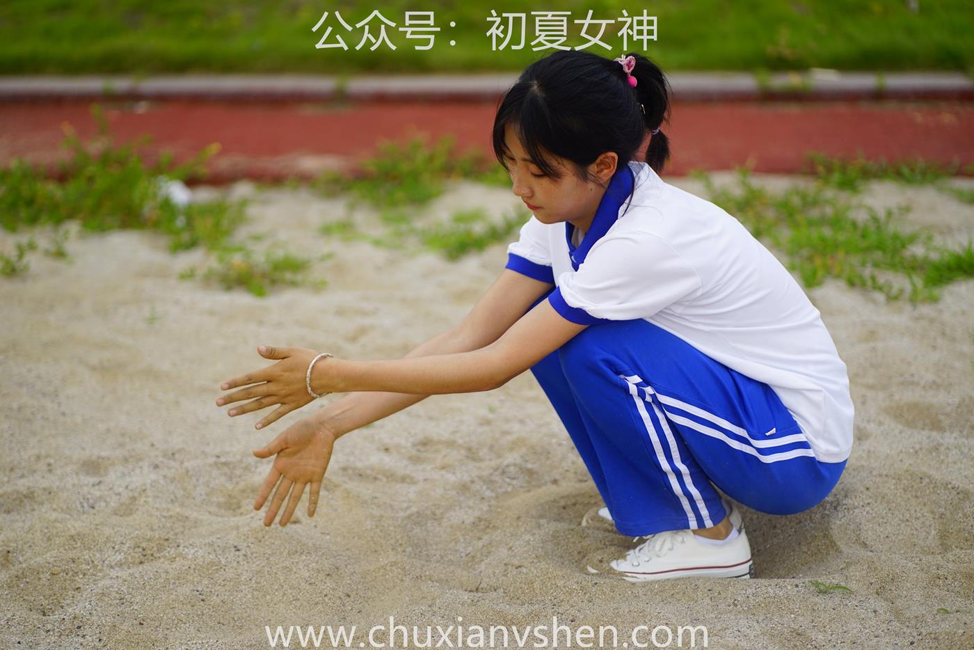 图片[24]-初夏女神 NO.037 点点 跳远运动[171P] – 速更版-美库