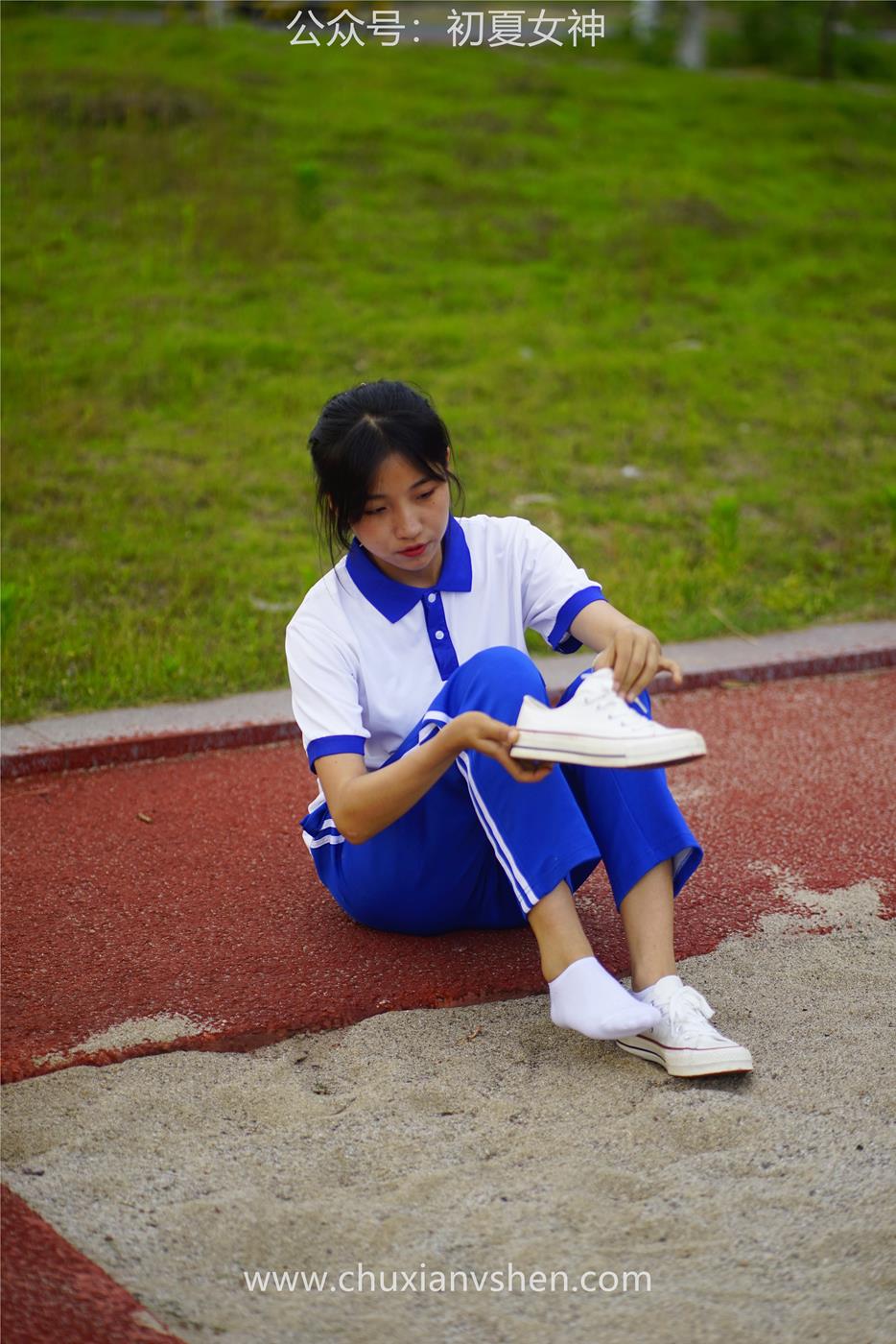 图片[28]-初夏女神 NO.037 点点 跳远运动[171P] – 速更版-美库