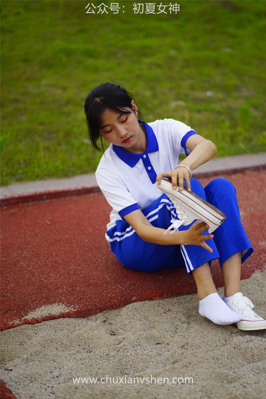 图片[30]-初夏女神 NO.037 点点 跳远运动[171P] – 速更版-美库