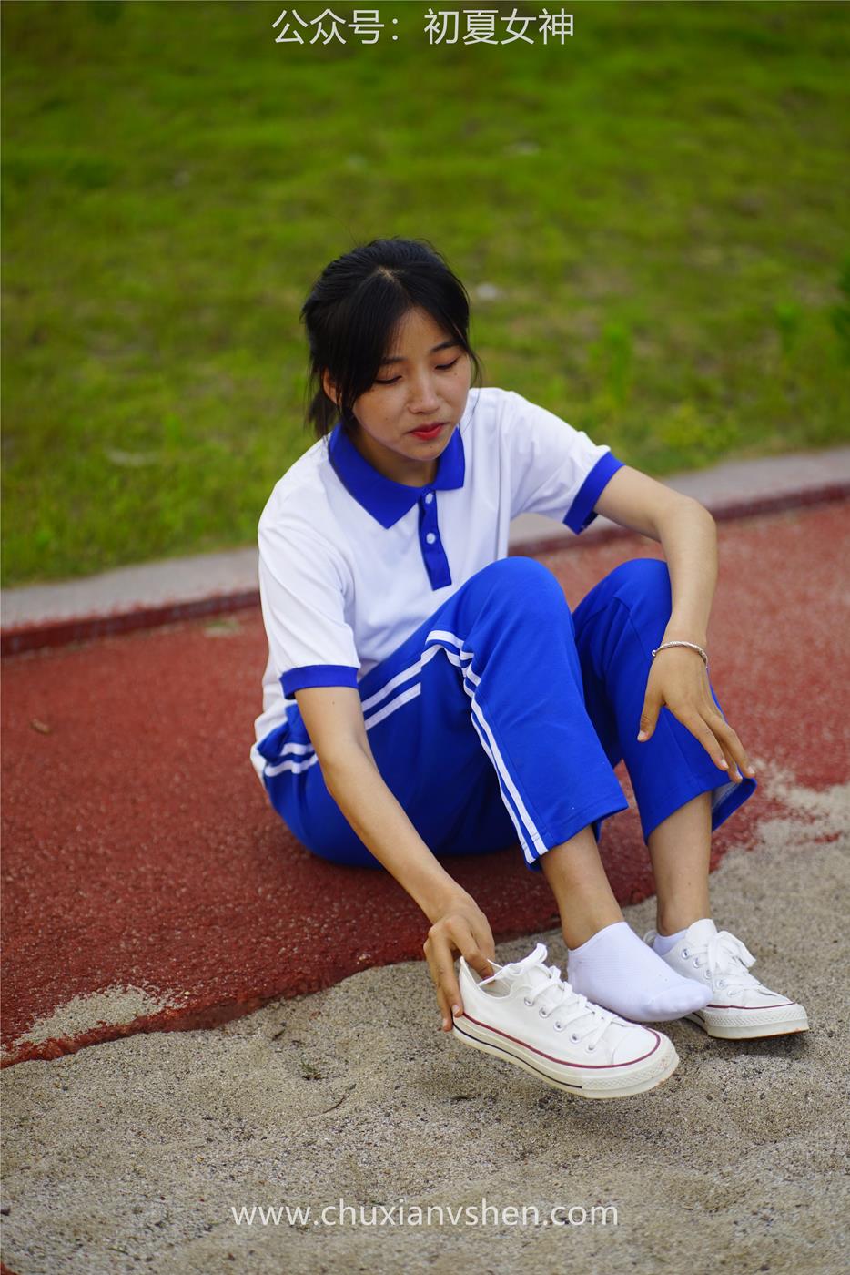 图片[31]-初夏女神 NO.037 点点 跳远运动[171P] – 速更版-美库