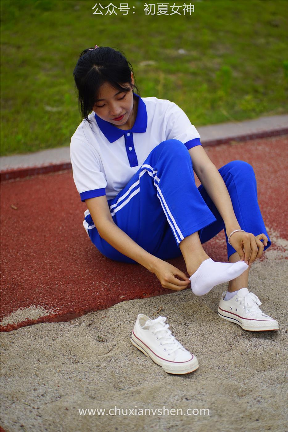 图片[32]-初夏女神 NO.037 点点 跳远运动[171P] – 速更版-美库