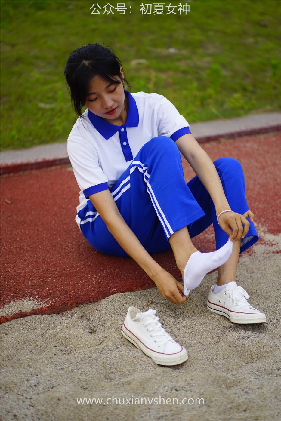 图片[33]-初夏女神 NO.037 点点 跳远运动[171P] – 速更版-美库