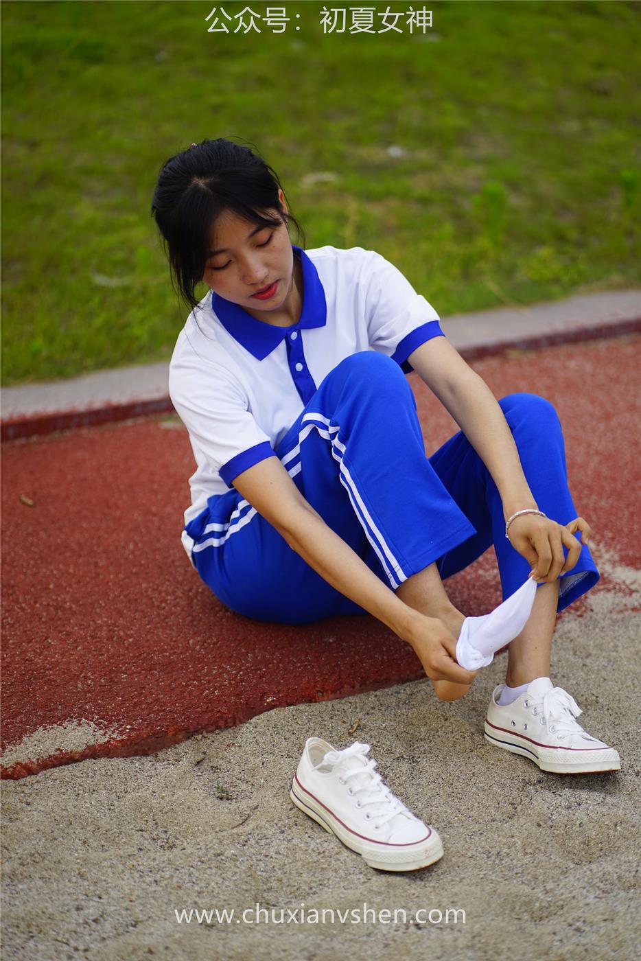 图片[34]-初夏女神 NO.037 点点 跳远运动[171P] – 速更版-美库