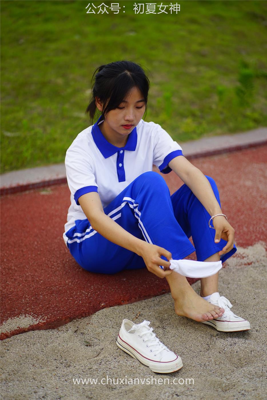 图片[35]-初夏女神 NO.037 点点 跳远运动[171P] – 速更版-美库