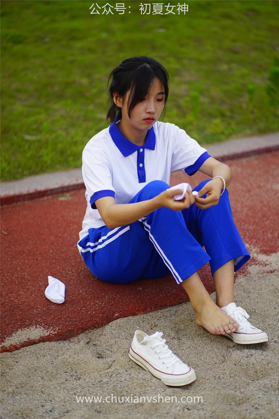 图片[37]-初夏女神 NO.037 点点 跳远运动[171P] – 速更版-美库