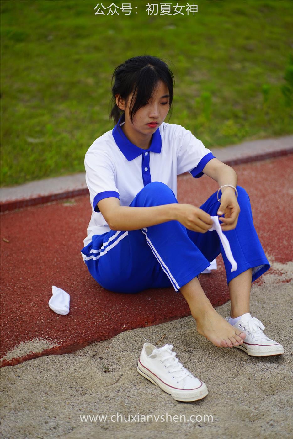 图片[38]-初夏女神 NO.037 点点 跳远运动[171P] – 速更版-美库