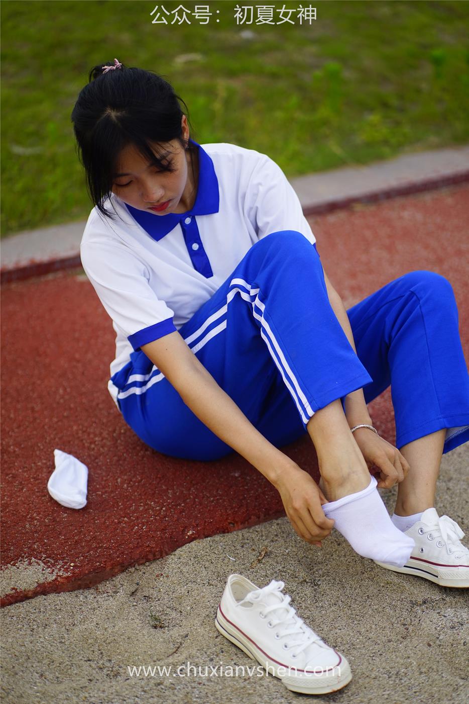 图片[39]-初夏女神 NO.037 点点 跳远运动[171P] – 速更版-美库