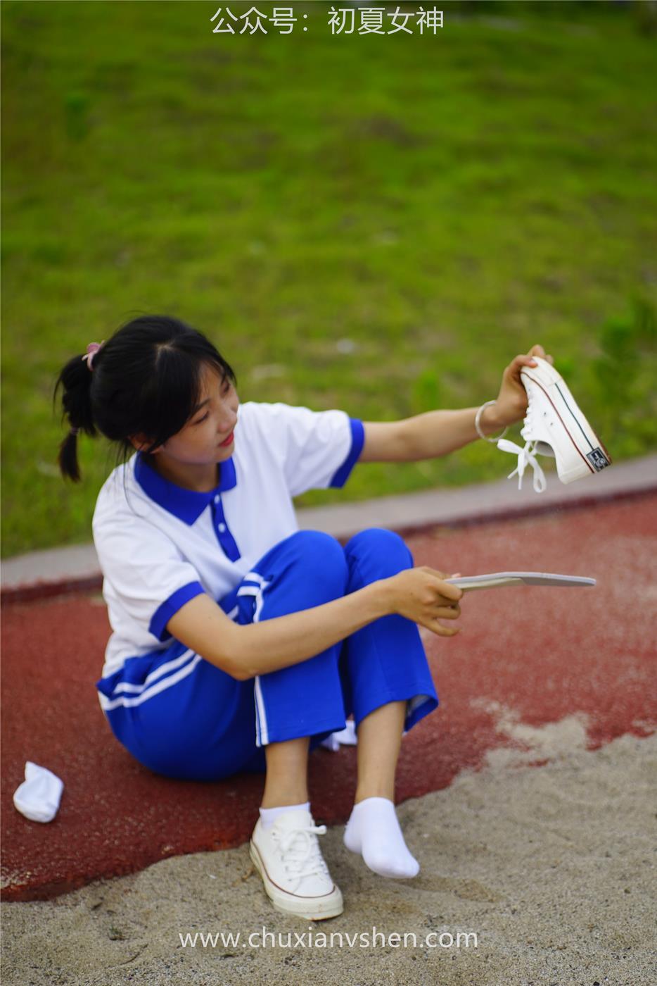 图片[51]-初夏女神 NO.037 点点 跳远运动[171P] – 速更版-美库