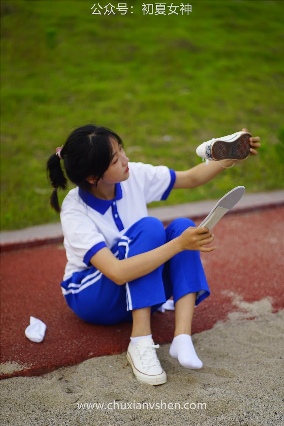 图片[52]-初夏女神 NO.037 点点 跳远运动[171P] – 速更版-美库