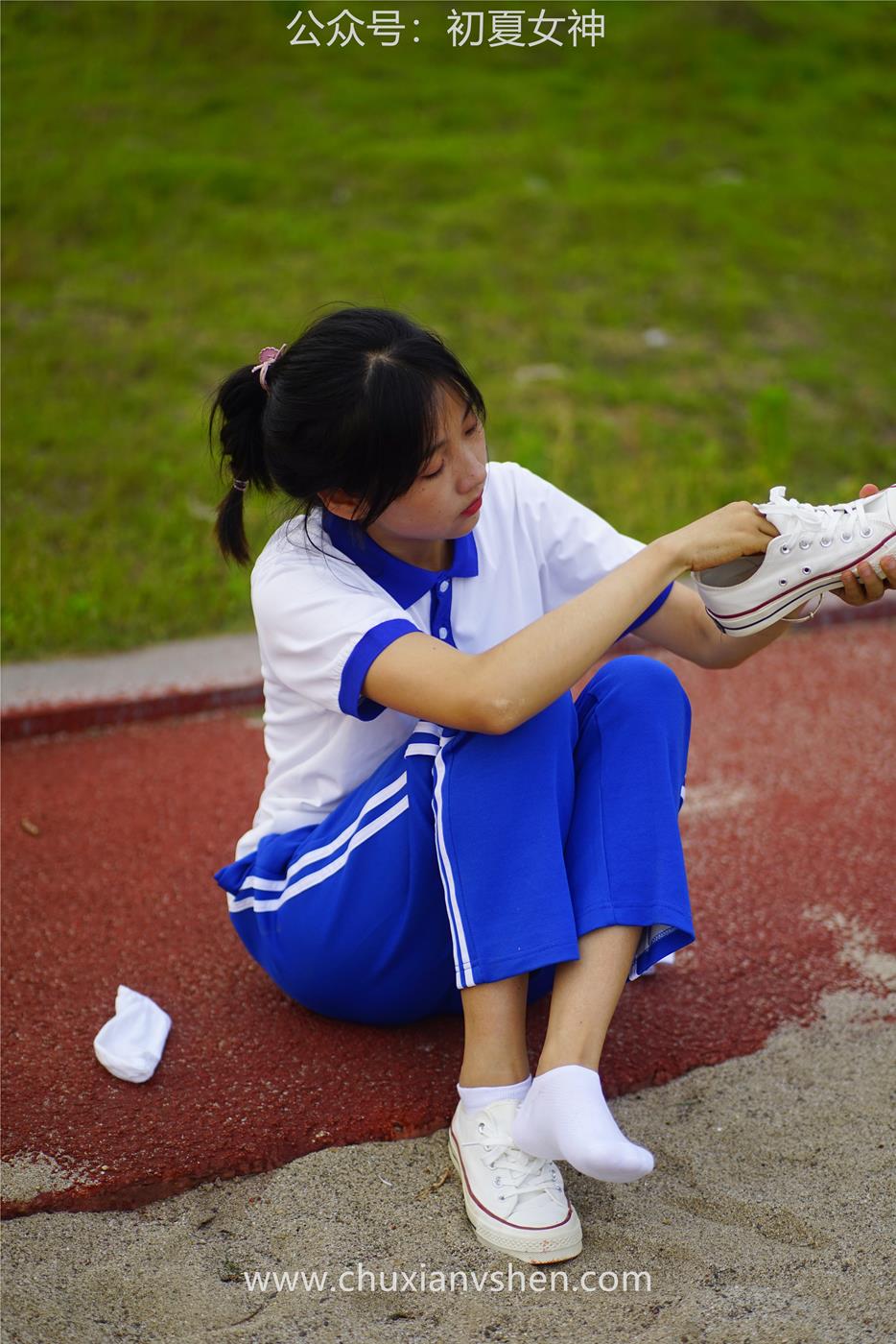 图片[54]-初夏女神 NO.037 点点 跳远运动[171P] – 速更版-美库