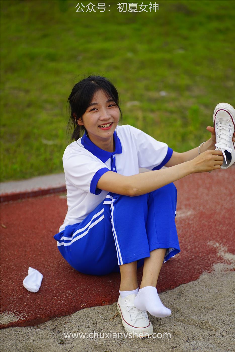 图片[55]-初夏女神 NO.037 点点 跳远运动[171P] – 速更版-美库