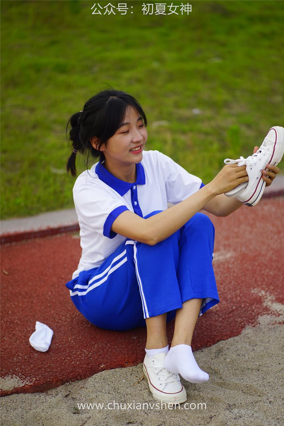 图片[56]-初夏女神 NO.037 点点 跳远运动[171P] – 速更版-美库