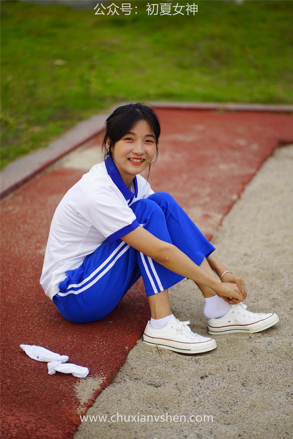 图片[63]-初夏女神 NO.037 点点 跳远运动[171P] – 速更版-美库