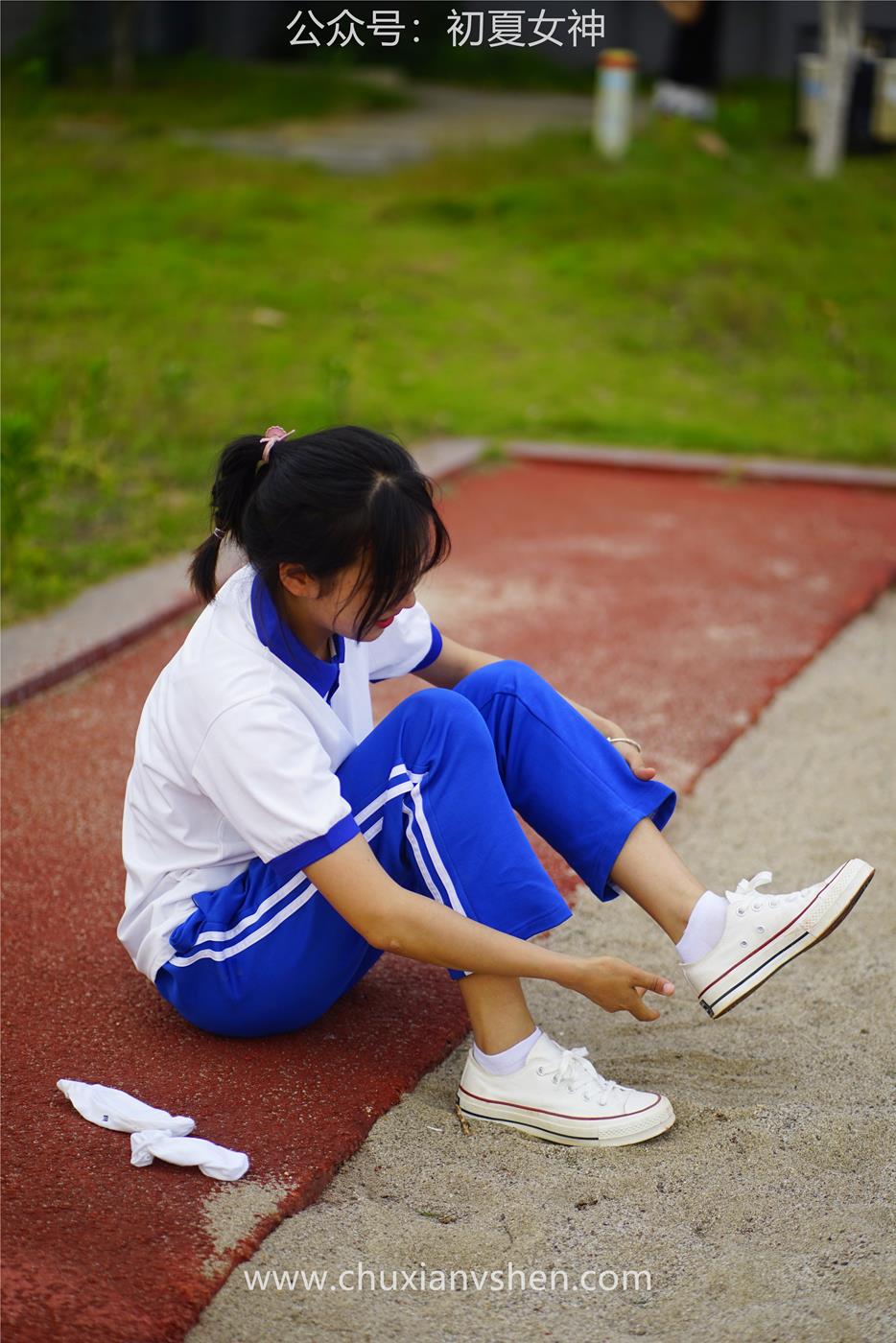 图片[64]-初夏女神 NO.037 点点 跳远运动[171P] – 速更版-美库