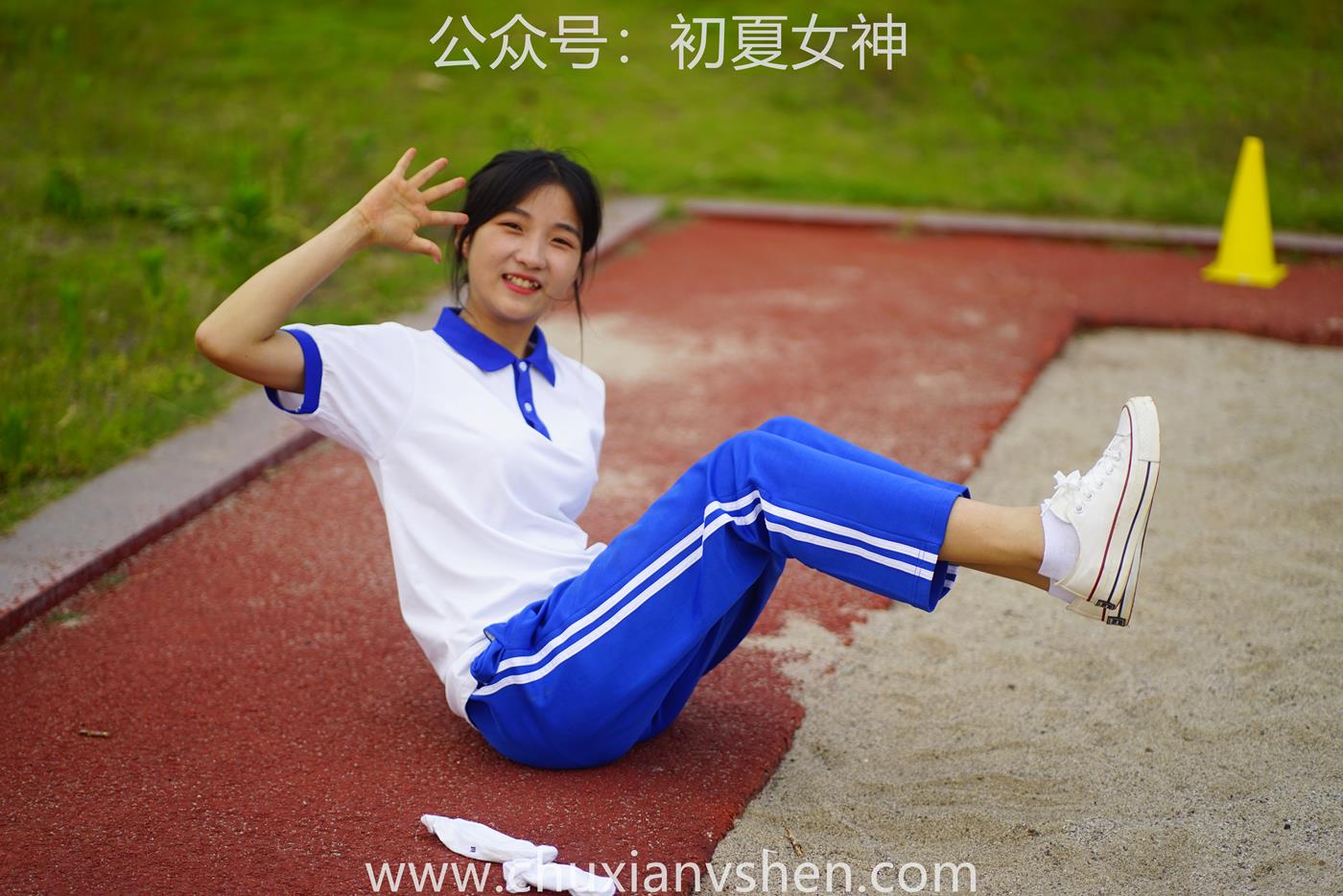 图片[66]-初夏女神 NO.037 点点 跳远运动[171P] – 速更版-美库