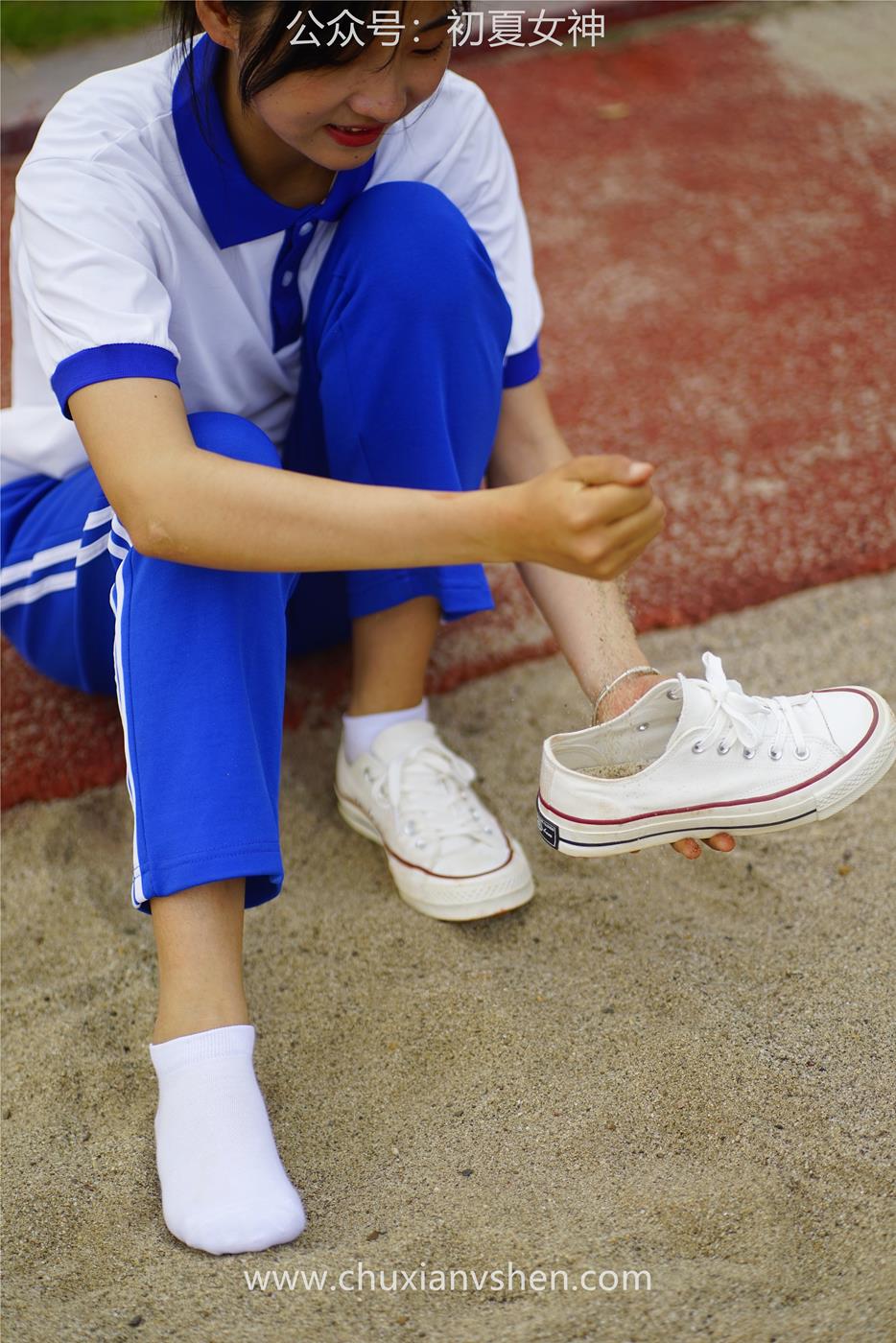 图片[84]-初夏女神 NO.037 点点 跳远运动[171P] – 速更版-美库