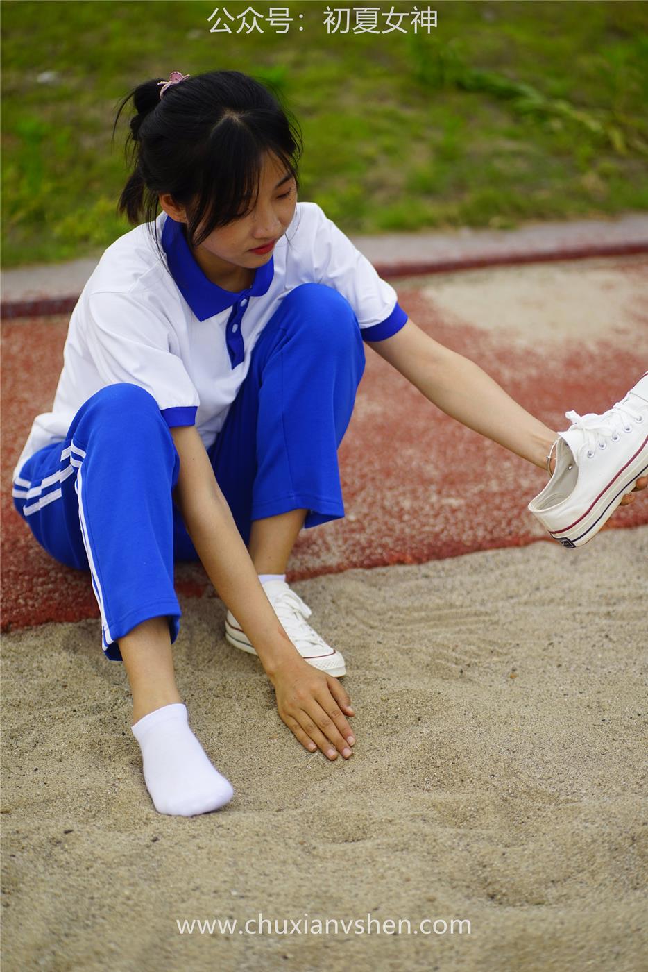 图片[85]-初夏女神 NO.037 点点 跳远运动[171P] – 速更版-美库