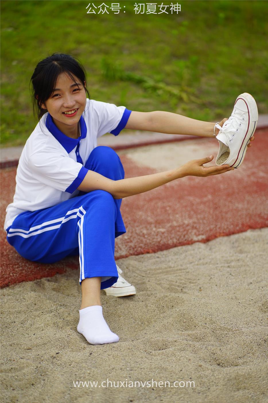 图片[86]-初夏女神 NO.037 点点 跳远运动[171P] – 速更版-美库