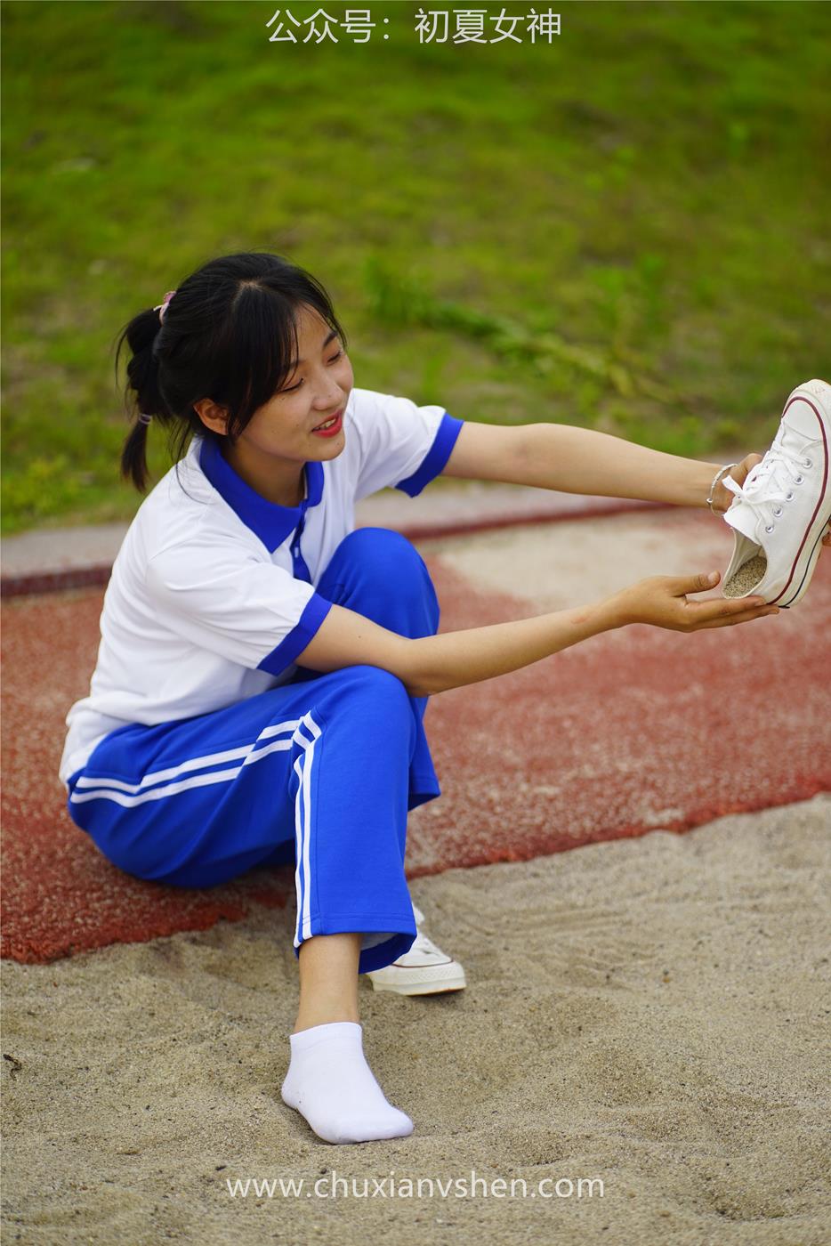 图片[87]-初夏女神 NO.037 点点 跳远运动[171P] – 速更版-美库