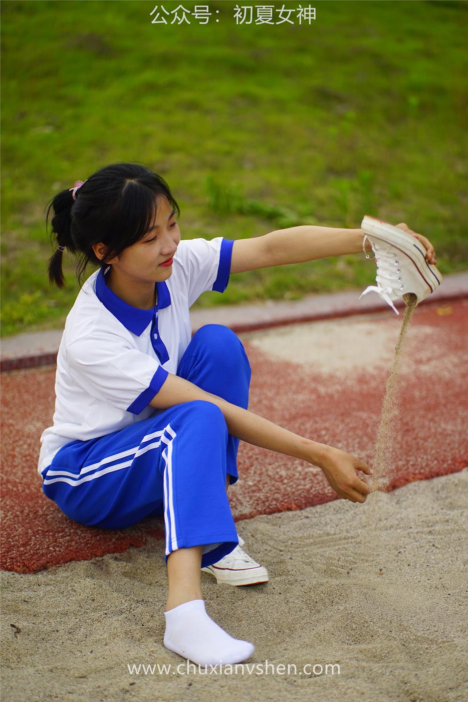 图片[88]-初夏女神 NO.037 点点 跳远运动[171P] – 速更版-美库