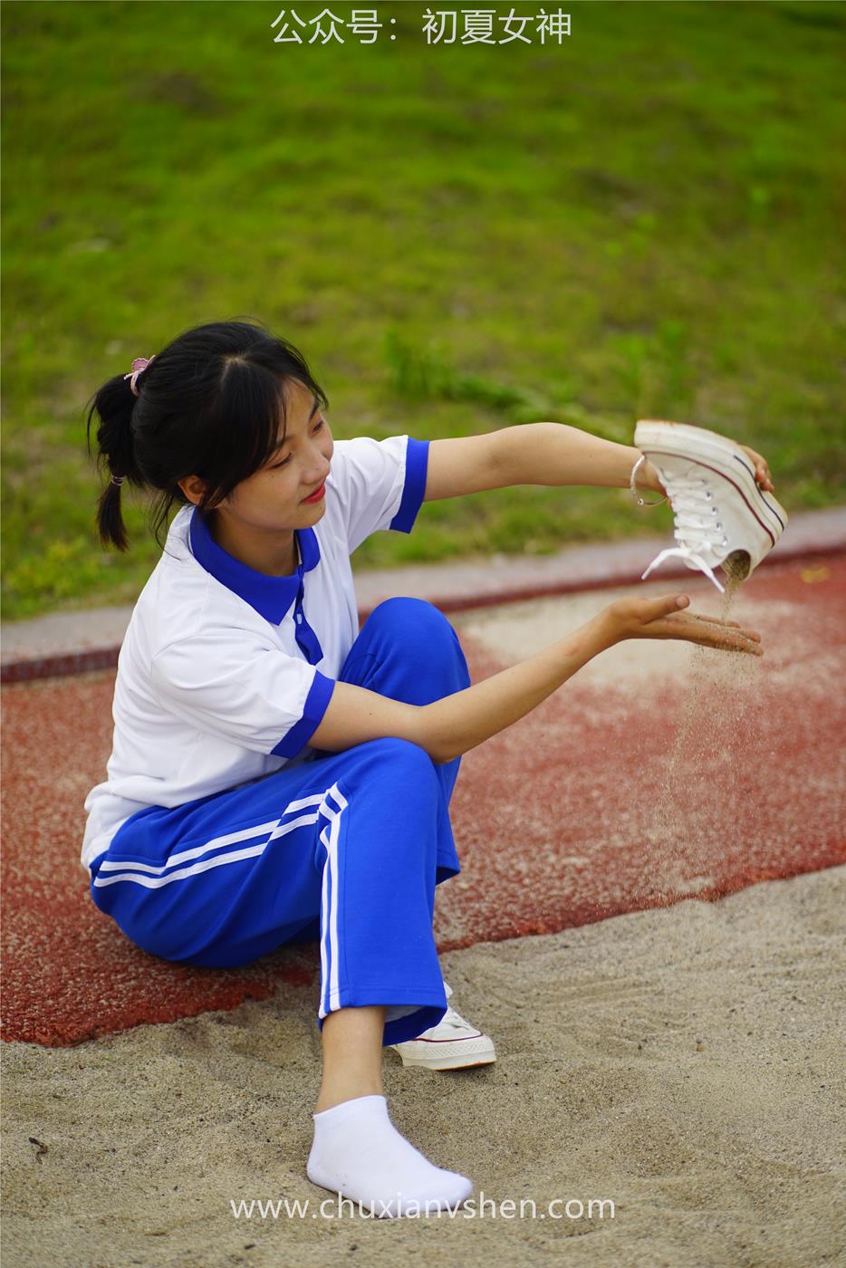 图片[89]-初夏女神 NO.037 点点 跳远运动[171P] – 速更版-美库