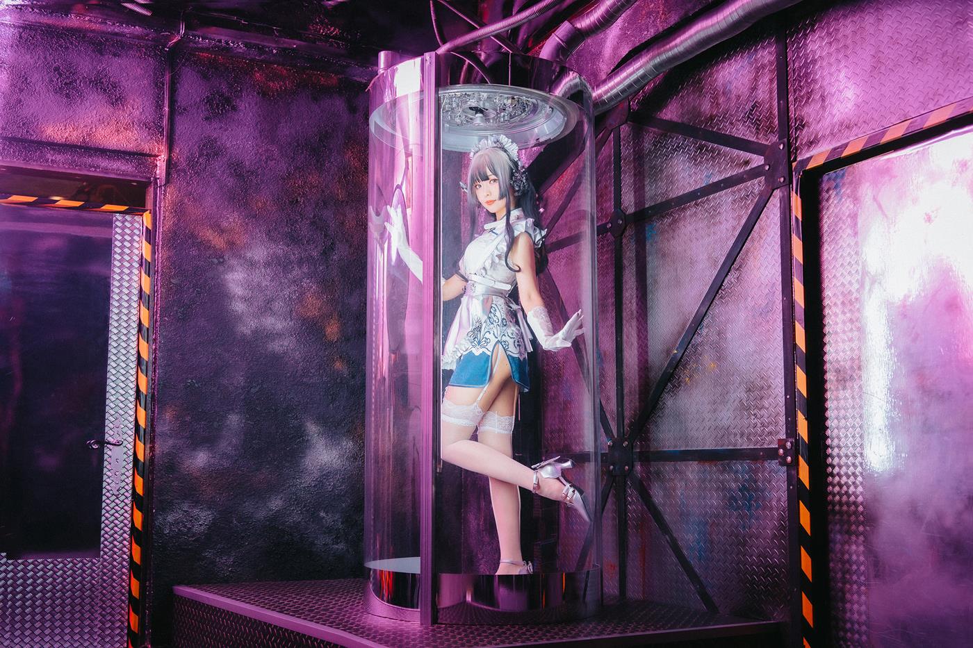 图片[13]-Ely_eee(ElyEE子) – 賽博女僕 青輝石[27P] – 速更版-美库