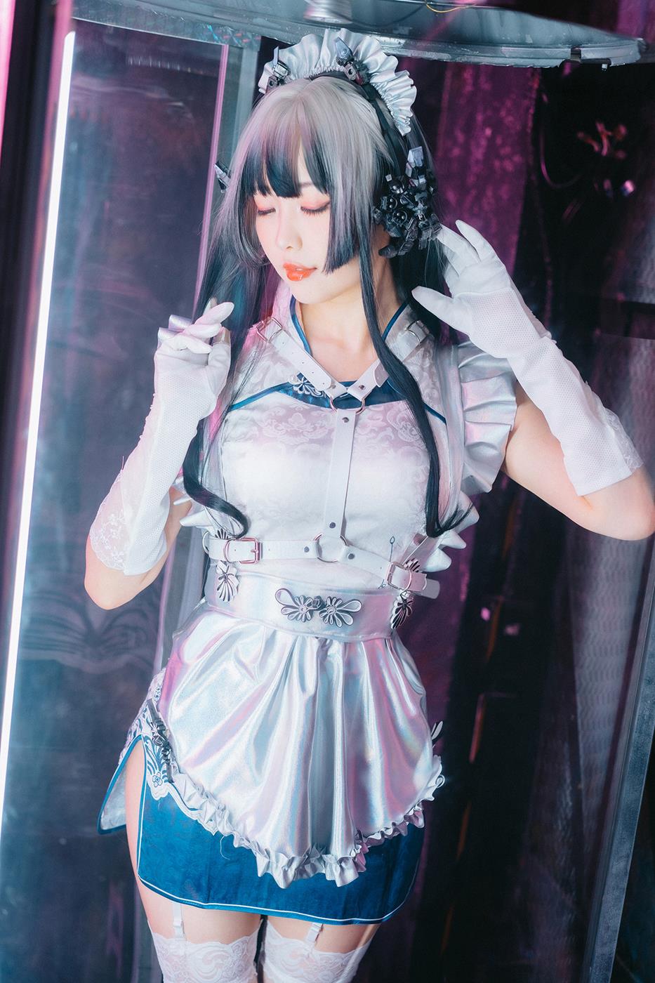 图片[15]-Ely_eee(ElyEE子) – 賽博女僕 青輝石[27P] – 速更版-美库