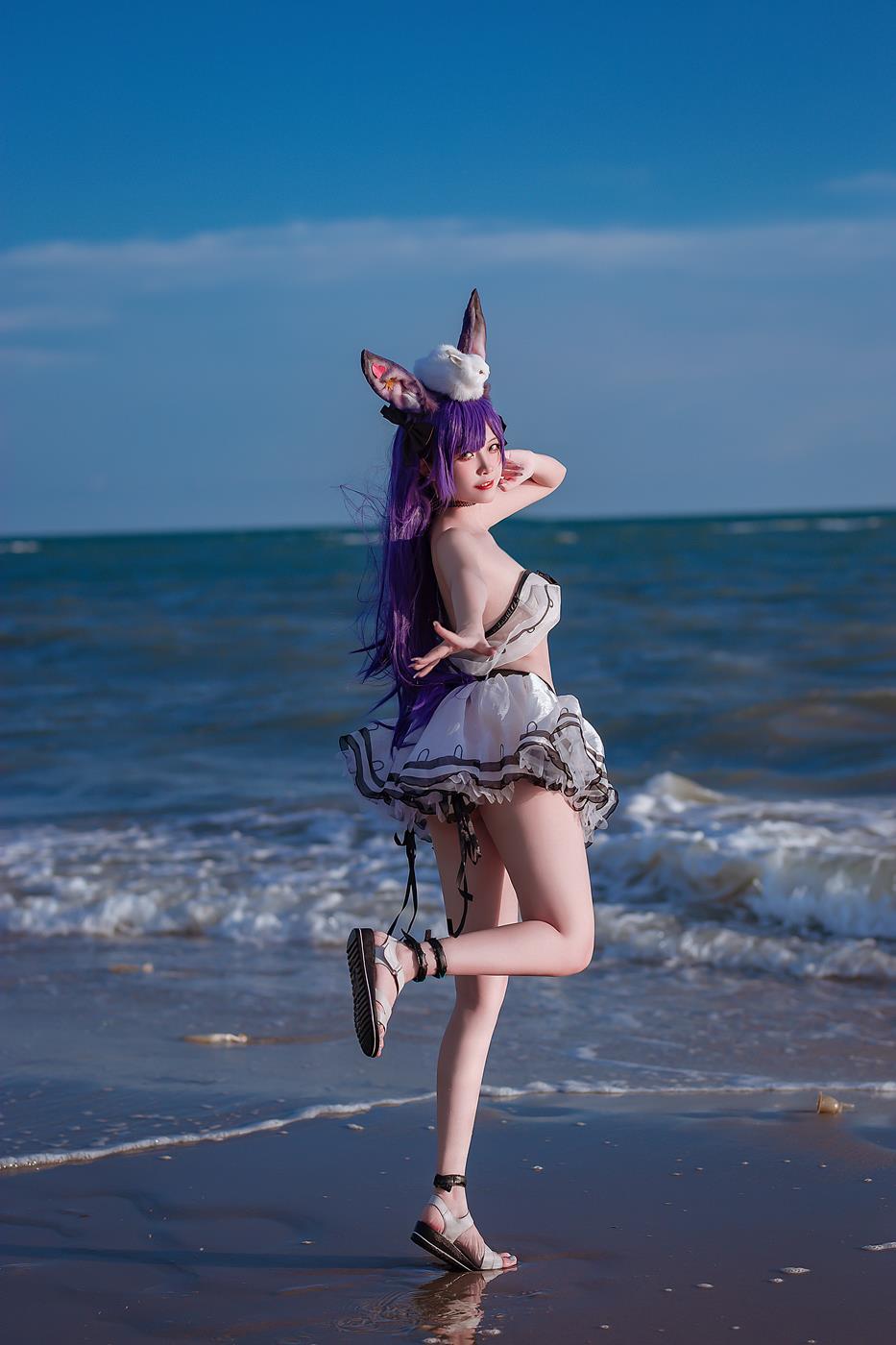 图片[12]-二佐Nisa – 泰拉夏日纪事 方舟暗索泳装[29P] – 速更版-美库