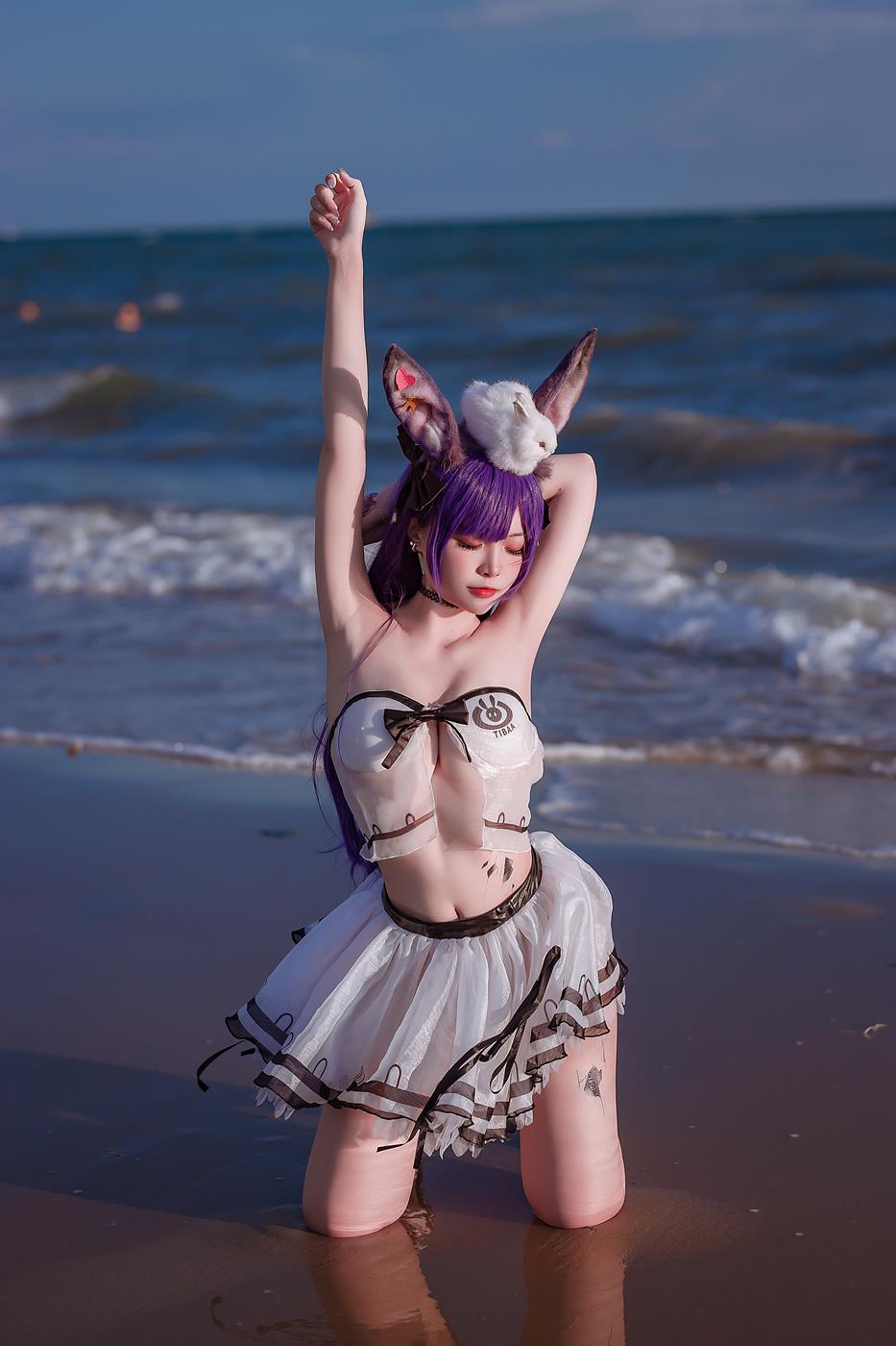 图片[16]-二佐Nisa – 泰拉夏日纪事 方舟暗索泳装[29P] – 速更版-美库