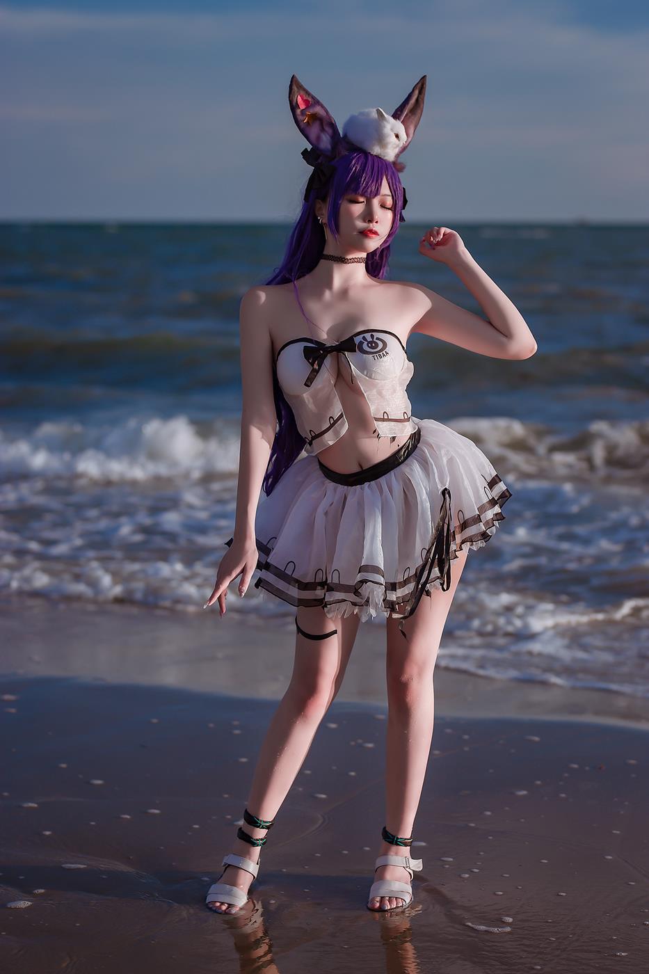 图片[20]-二佐Nisa – 泰拉夏日纪事 方舟暗索泳装[29P] – 速更版-美库