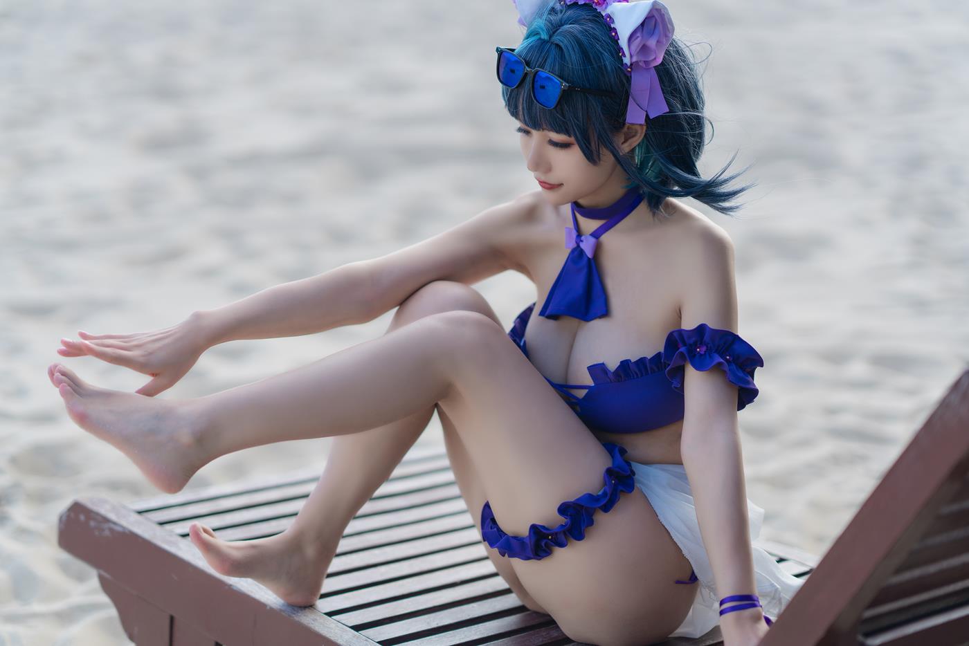 图片[11]-小仓千代w – 柴郡泳装[18P] – 速更版-美库