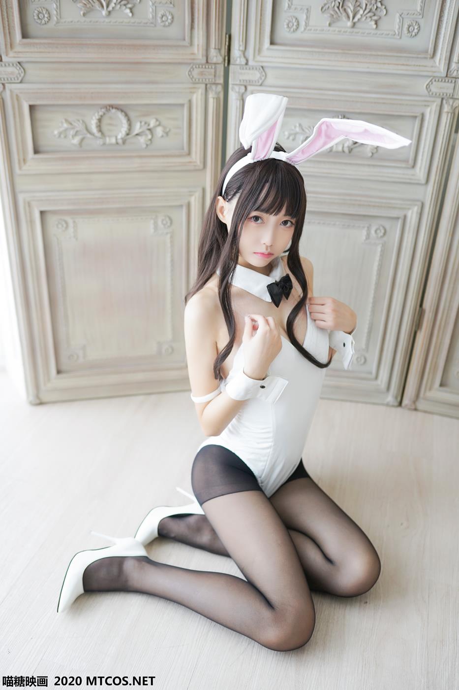 图片[19]-[喵糖映画]TML.006 眠白兔女郎[51P] – 速更版-美库