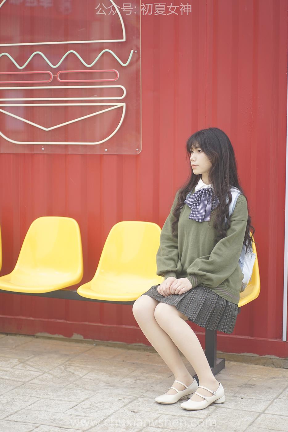 图片[34]-初夏女神 NO.038 欢欢 新晋学妹-学妹的一天[164P] – 速更版-美库