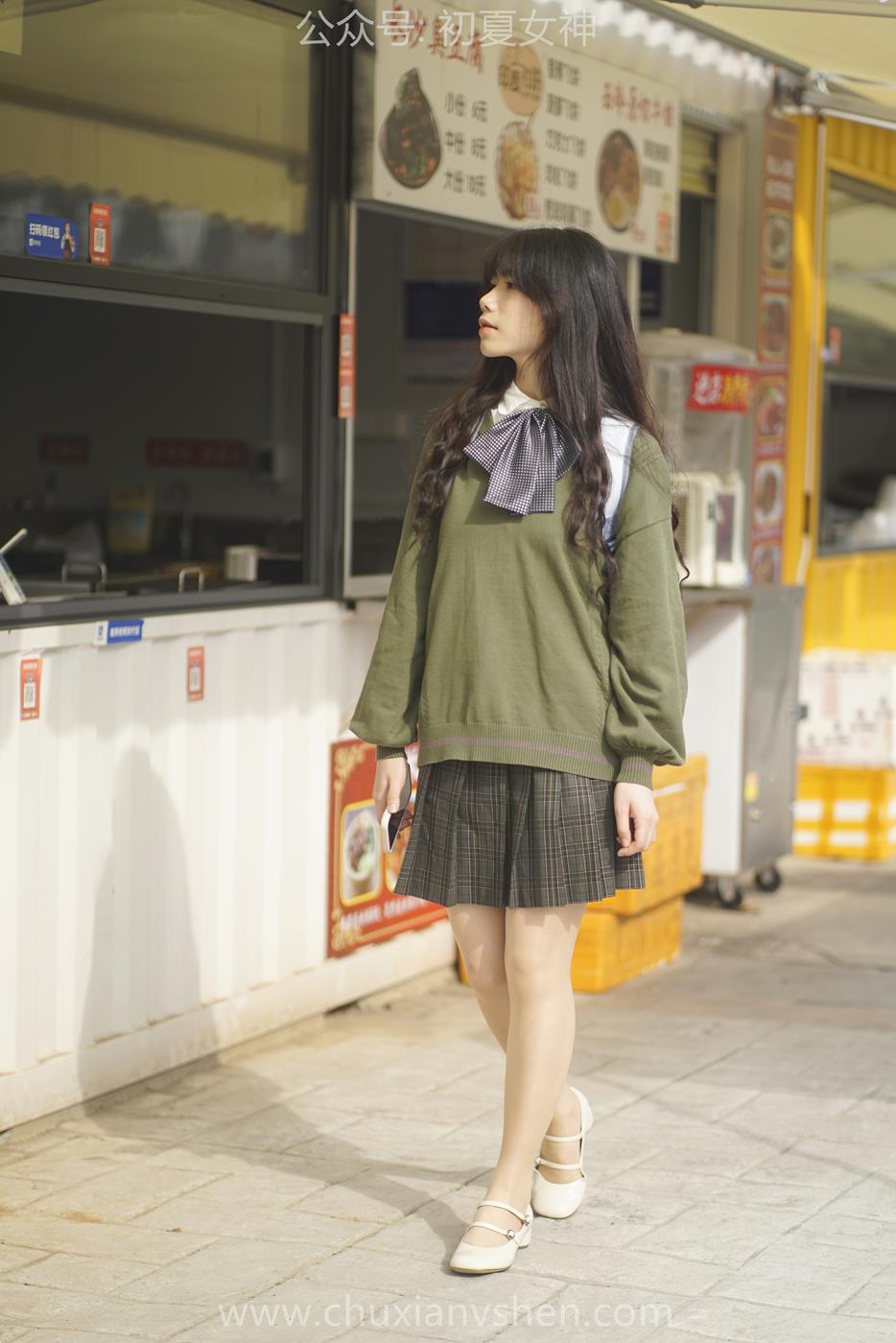 图片[59]-初夏女神 NO.038 欢欢 新晋学妹-学妹的一天[164P] – 速更版-美库