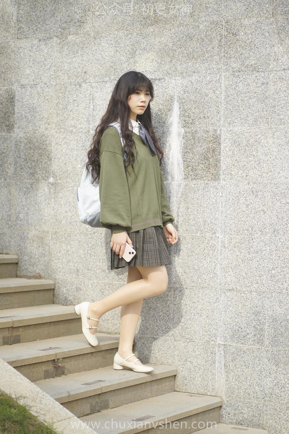 图片[63]-初夏女神 NO.038 欢欢 新晋学妹-学妹的一天[164P] – 速更版-美库