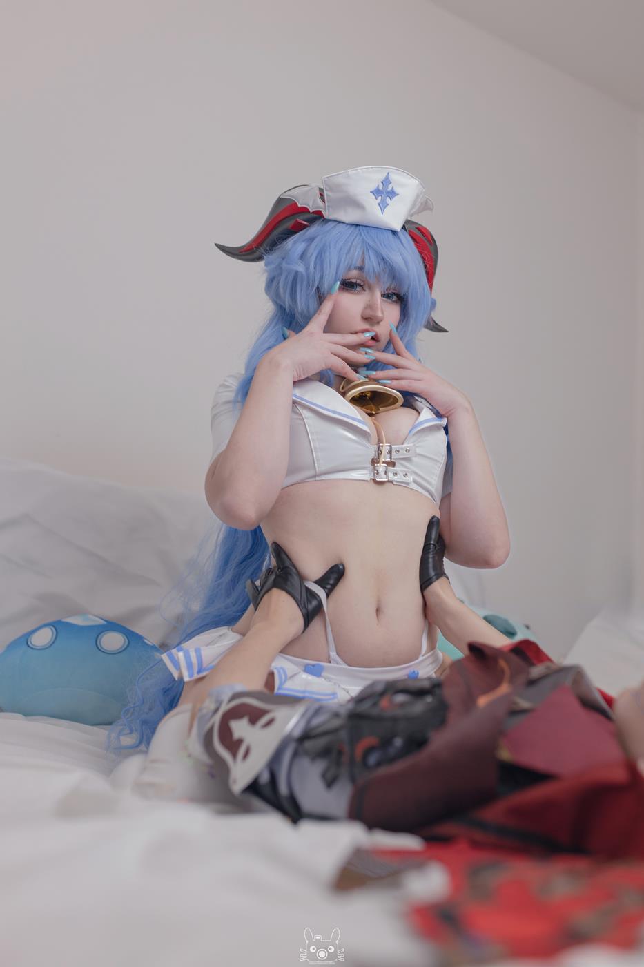 图片[11]-MochiChuu – Ganyu Nurse[17P] – 速更版-美库