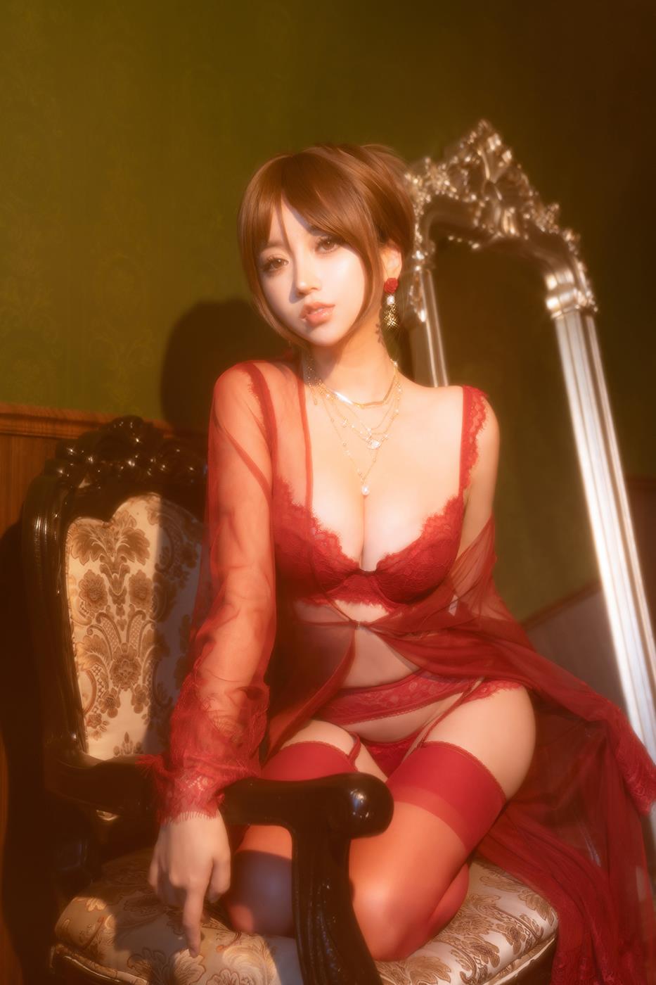 图片[16]-过期米线线喵 – 温柔小妈[47P] – 速更版-美库