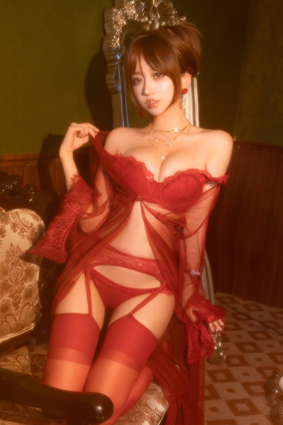 图片[17]-过期米线线喵 – 温柔小妈[47P] – 速更版-美库