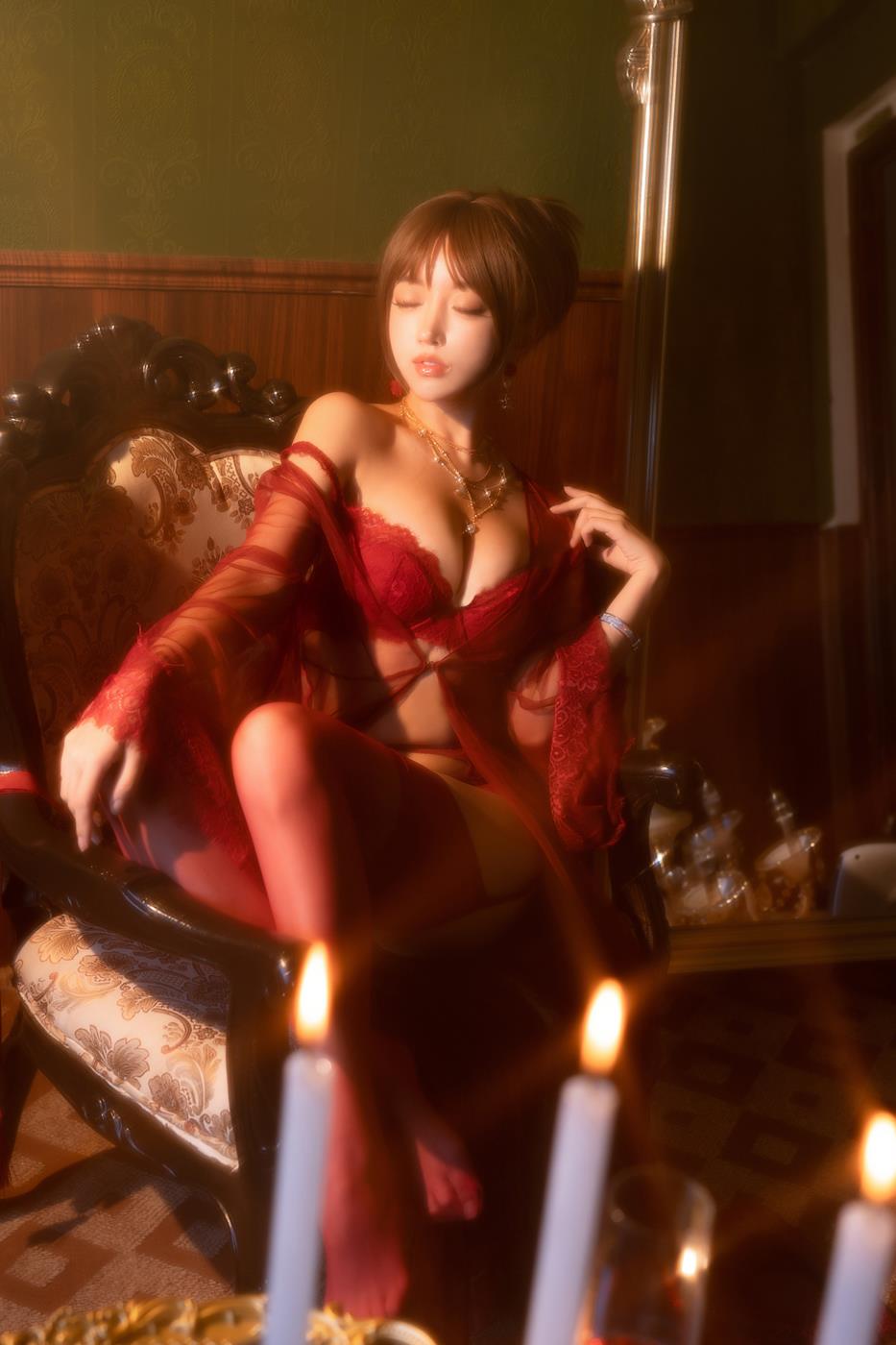 图片[44]-过期米线线喵 – 温柔小妈[47P] – 速更版-美库