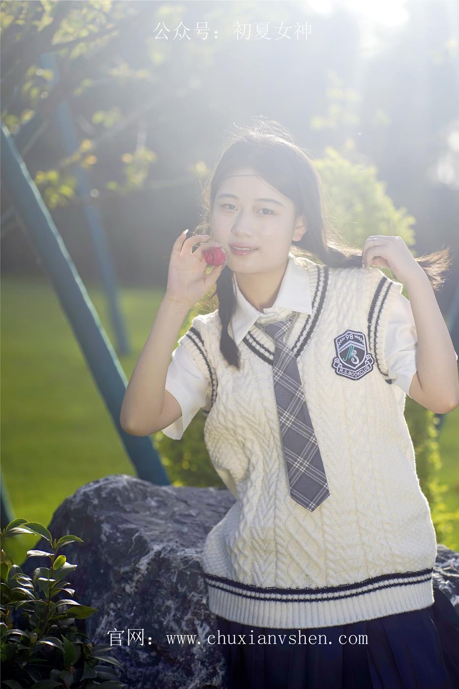 图片[89]-初夏女神 NO.039 念念 春秋JK套搭配三叶草贝壳头鞋[115P] – 速更版-美库