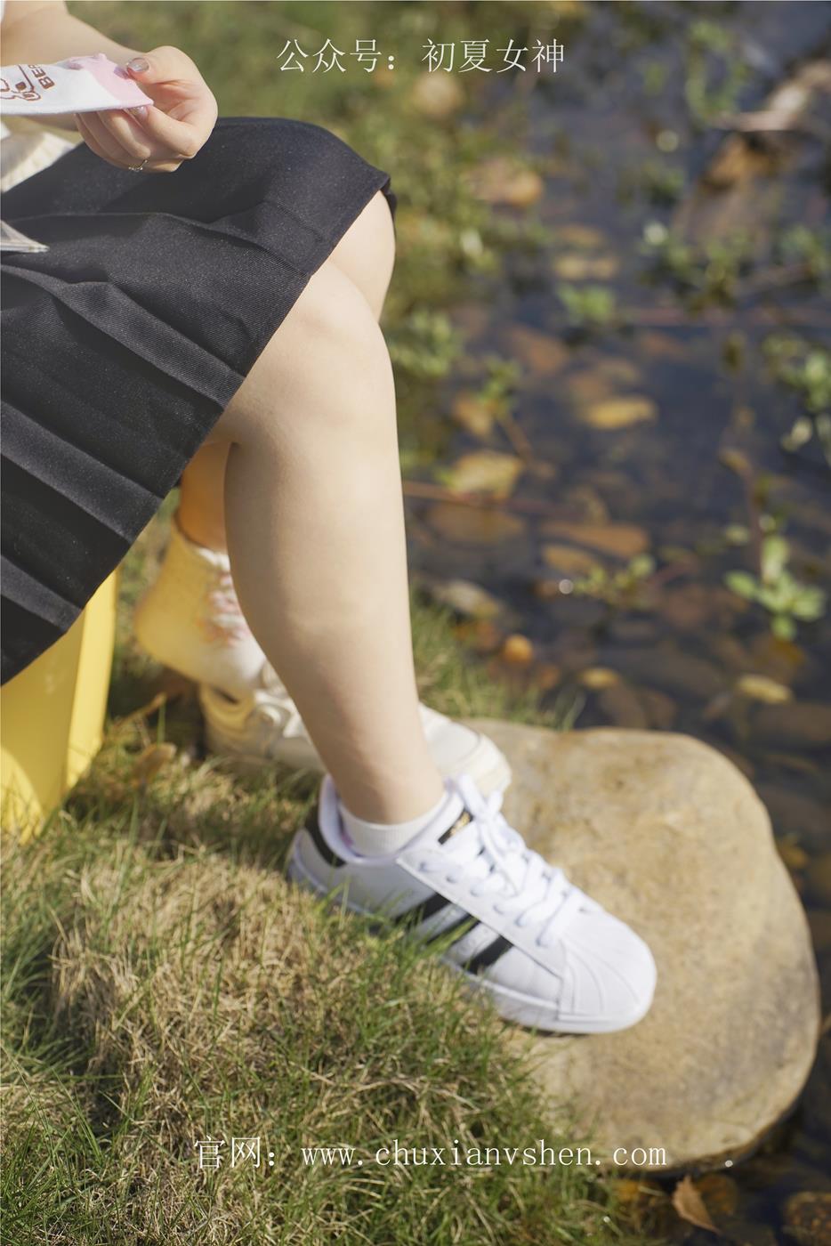 图片[114]-初夏女神 NO.039 念念 春秋JK套搭配三叶草贝壳头鞋[115P] – 速更版-美库